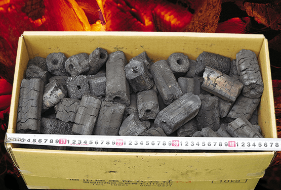 福炭（日本製）オガ炭 穴あき